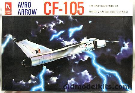 Hobby Craft 1/48 Avro CF-105 Arrow, HC1651 plastic model kit